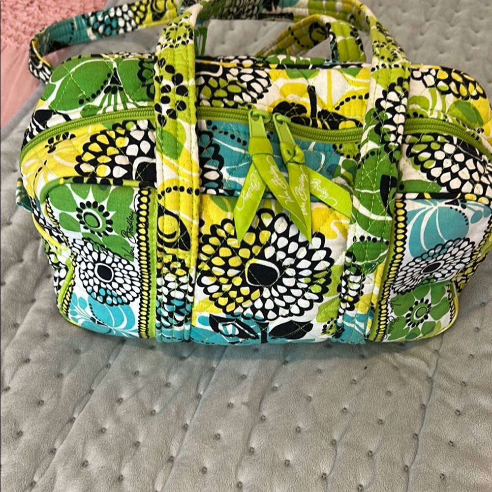 Vera Bradley Green and Yellow Floral Bag
